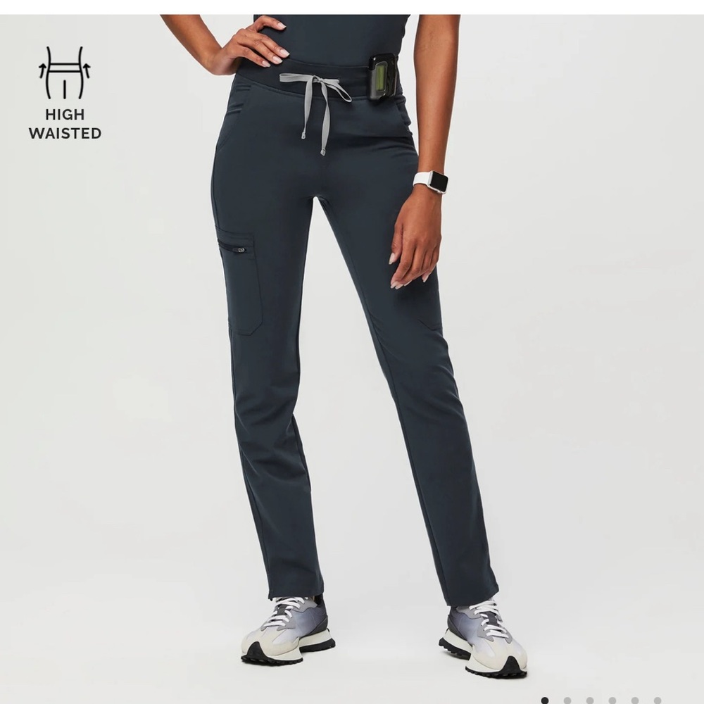 NWT Figs Yola Skinny Pants XXS Petite Dark Habor